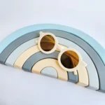 عینک آفتابی بچگانه رنگ کرم