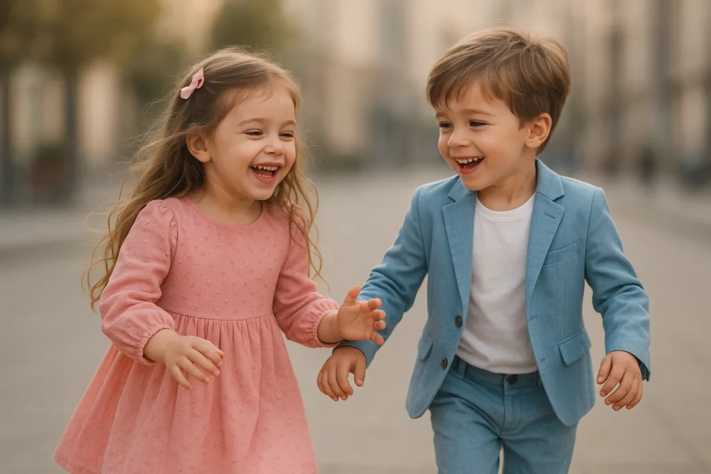 نحوه ست کردن لباس کودک