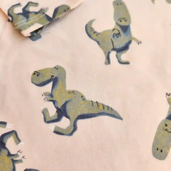 بادی آستین بلند دایناسور عروسکی رنگ کرم برند HEMA