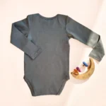 بادی آستین بلند رنگ سبز برند HEMA