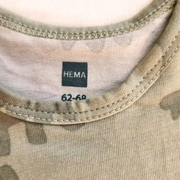 بادی آستین بلند طرح دایناسور رنگ خرید سبز برند HEMA