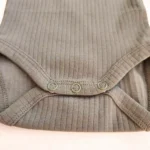 بادی آستین بلند کبریتی ساده سبز تیره برند name it