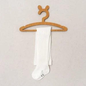 جوراب شلواری نوزادی کبریتی رنگ سفید کد 10228