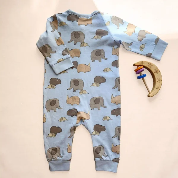 سرهمی اصل طرح فیل رنگ آبی