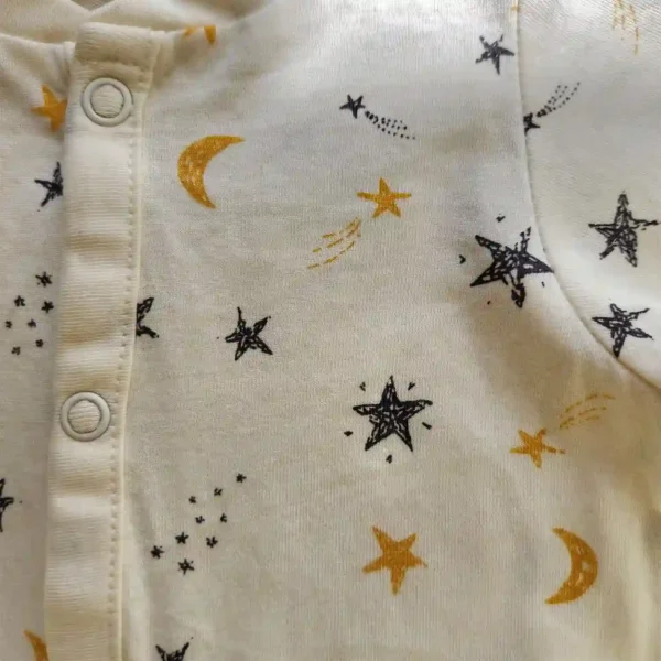 سرهمی خارجی طرح ماه و ستاره رنگ شیری