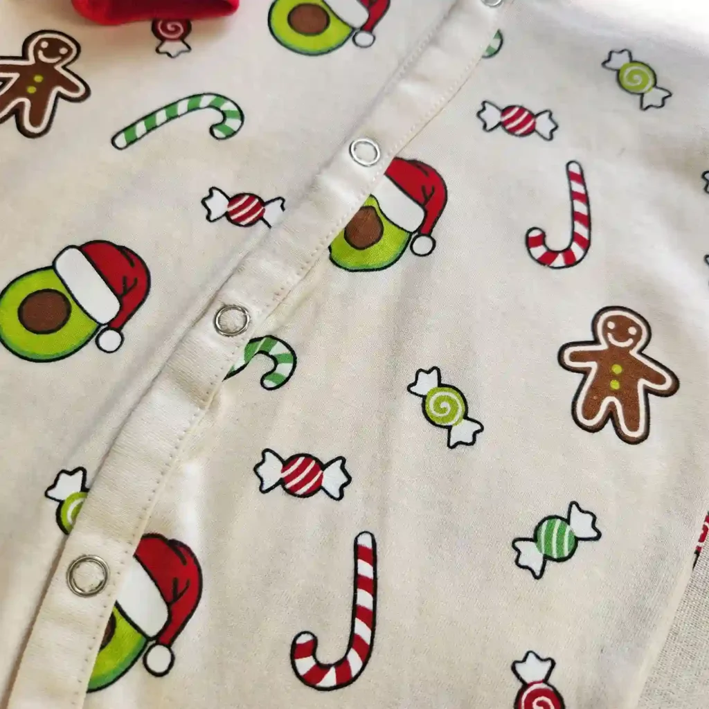 سرهمی خارجی طرح کریسمس رنگ کرم برند H&M