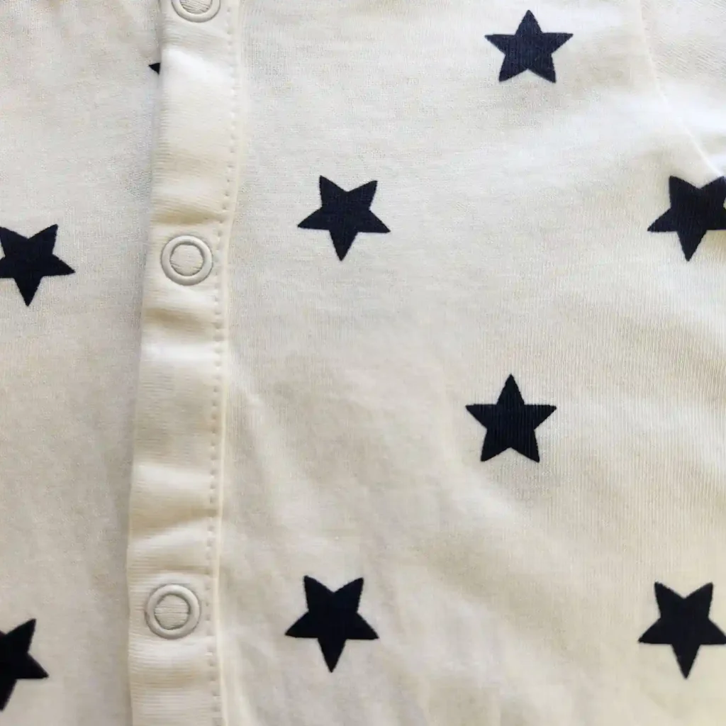 سرهمی طرح ستاره رنگ سفید