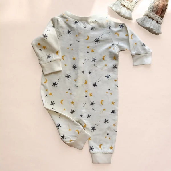 سرهمی وارداتی مدل ماه و ستاره رنگ شیری