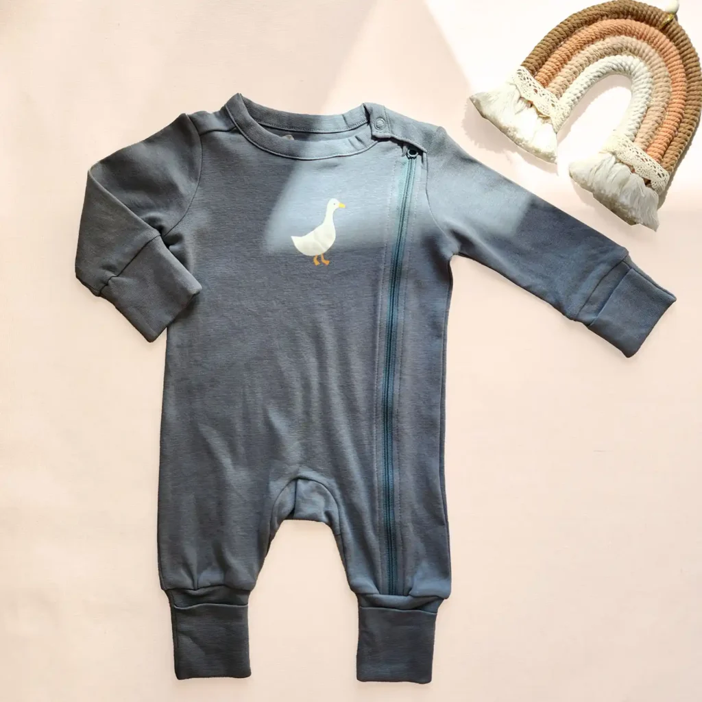 سرهمی وارداتی یکپارچه طرح اردک رنگ سبز کله غازی