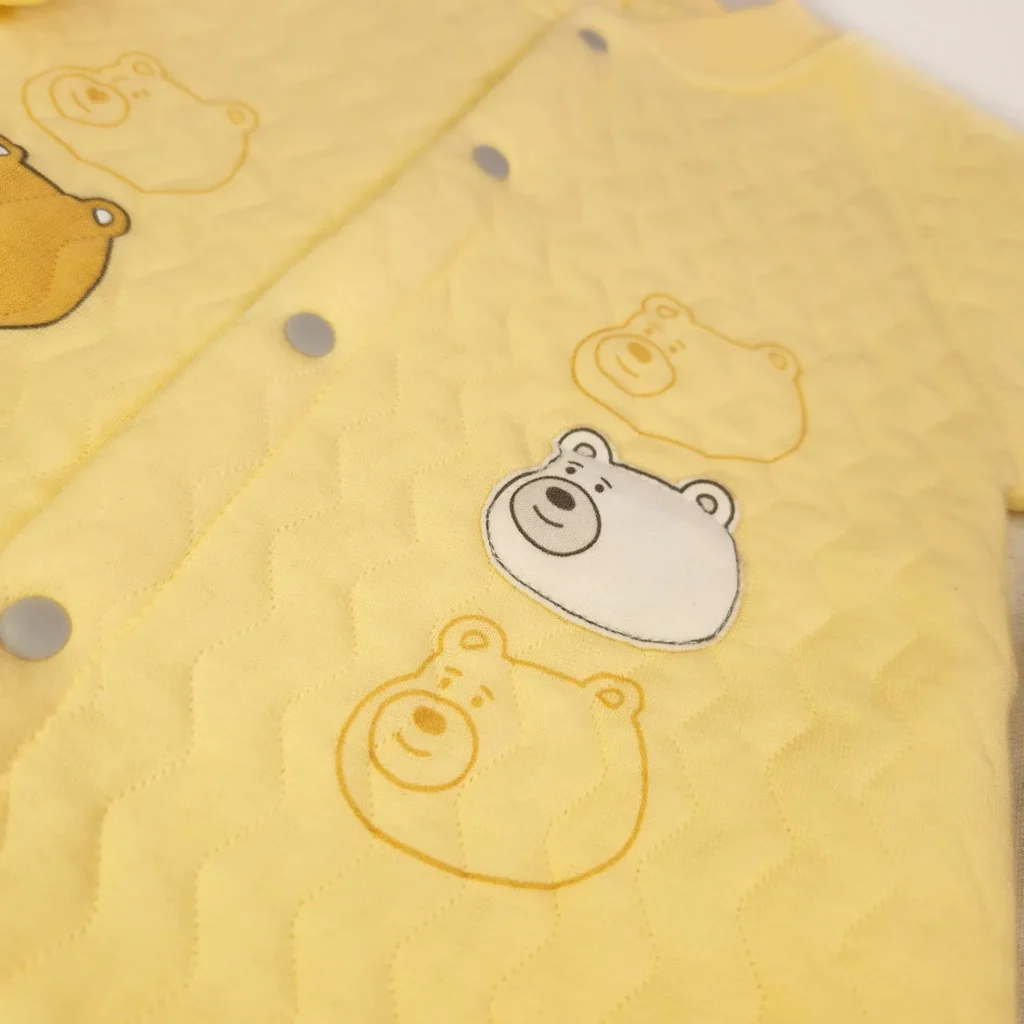 سرهمی پاییزی طرح خرس زرد