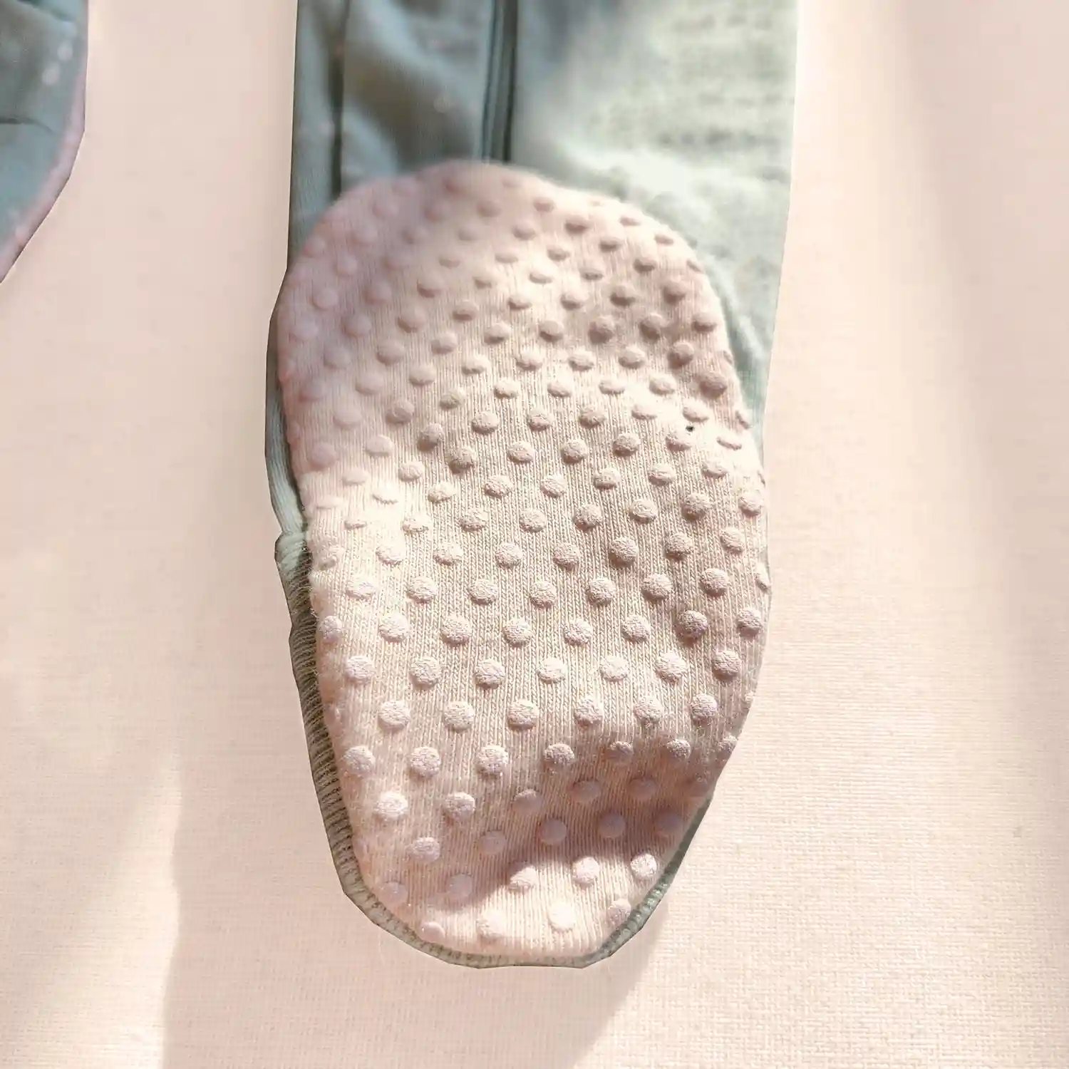 سرهمی جوراب دار وارداتی طرح خط چین رنگ سبز کد 10287