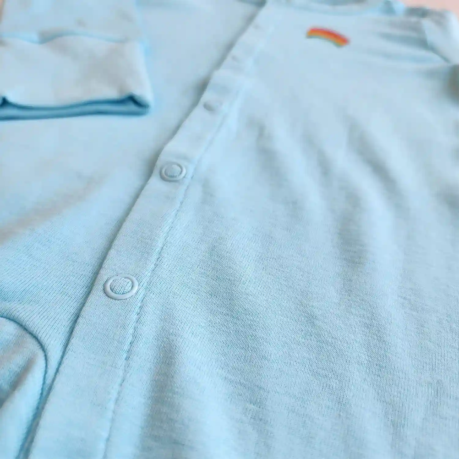 سرهمی وارداتی یکپارچه طرح رنگین کمان رنگ آبی کد 10311