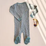 خرید سرهمی وارداتی جوراب دار طرح درخت کاج رنگ طوسی