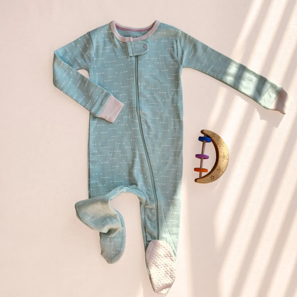 سرهمی جوراب دار وارداتی طرح خط چین رنگ سبز کد 10287