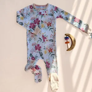 سرهمی جوراب دار وارداتی طرح گل رنگ سفید کد 10317