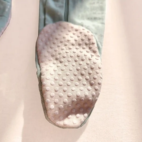 سرهمی جورابدار وارداتی طرح خط چین رنگ سبز