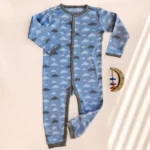 سرهمی وارداتی طرح ابر رنگ آبی کد 10293