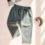 شلوار نوزادی ساده رنگ سبز