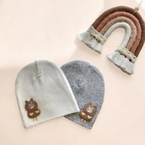 کلاه نوزادی کشبافت مدل خرگوش