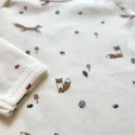 بادی آستین بلند طرح روباه های بامزه رنگ سفید برند ورت بایودت