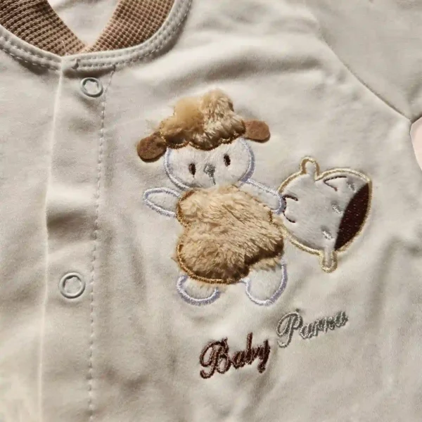 ست بیمارستانی مدل ببعی رنگ سفید کرم برند پارنا