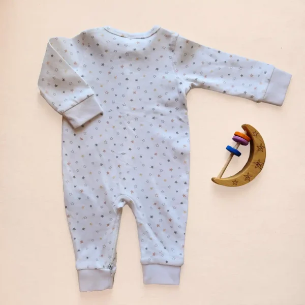 سرهمی نوزادی وارداتی طرح ستاره سفید برند H&M