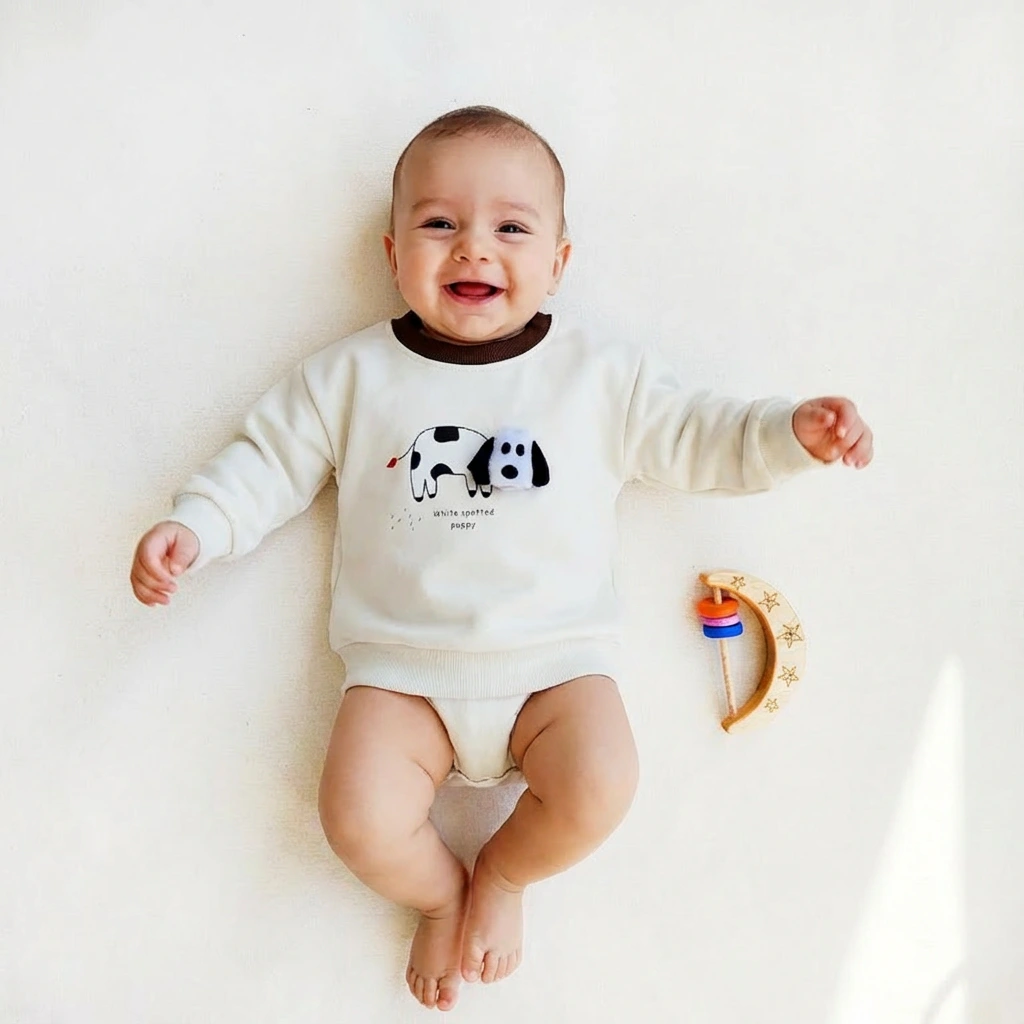 تن خور دورس طرح پاپی رنگ سفید کد 10233