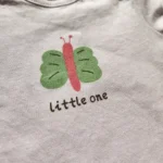 بادی آستین کوتاه طرح پروانه رنگ سفید برند sinsay