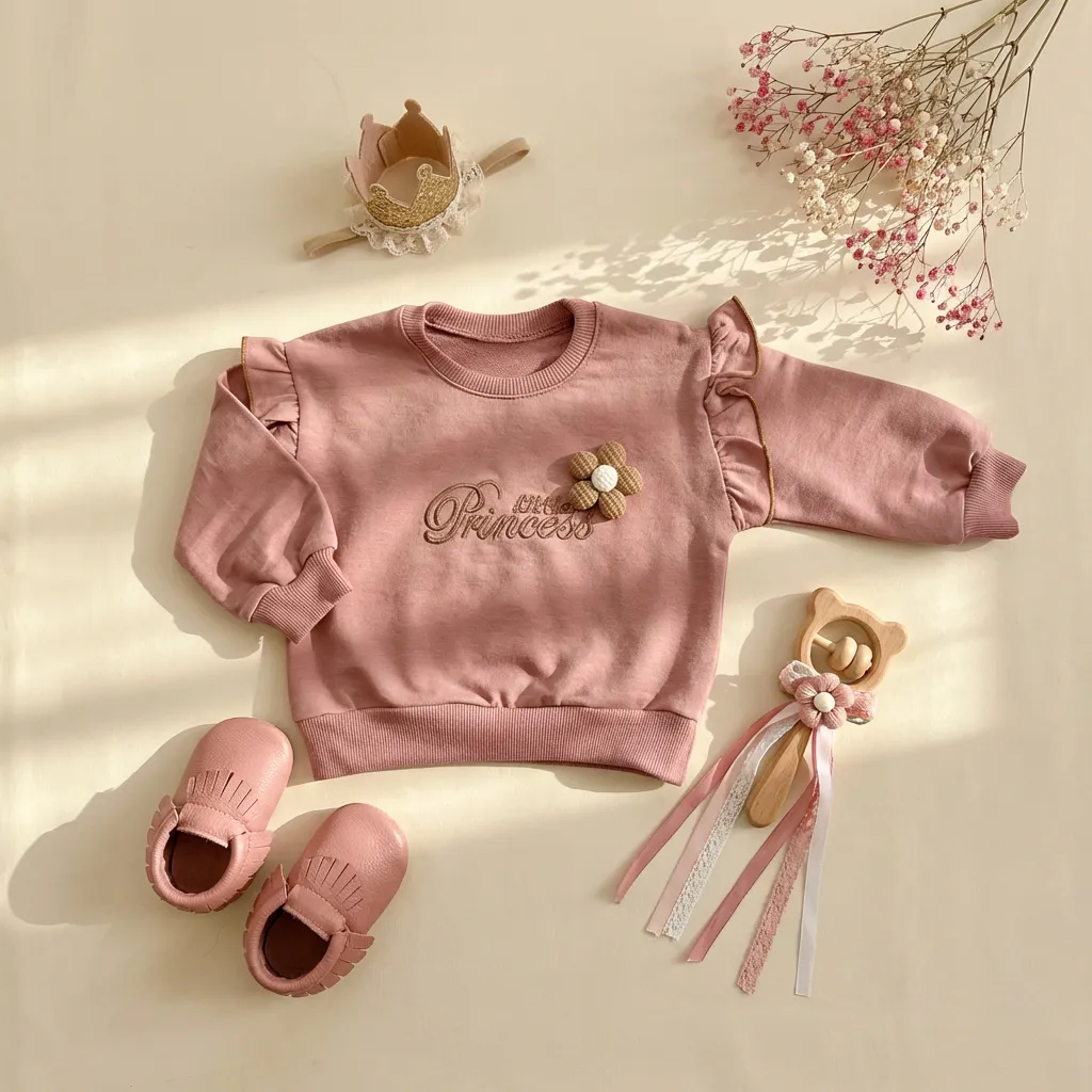 بلوز طرح پرنسس کوچولو رنگ کالباسی