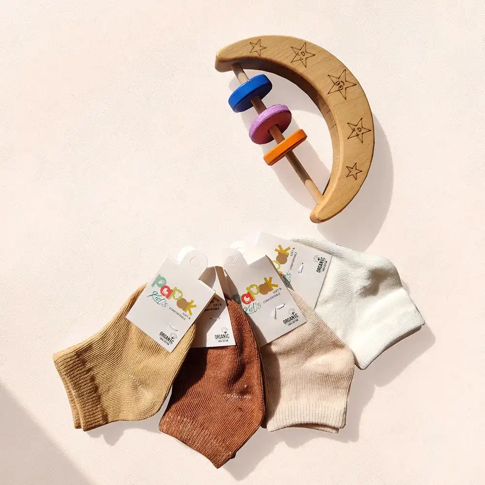 جوراب نیم ساق ساده کد 10428