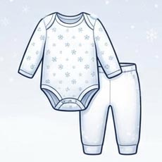 بادی و شلوار زمستانی