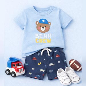 تیشرت و شلوارک پسرانه