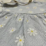 سارافون نوزادی لوپیلو مدل موسلین طرح گل بابونه