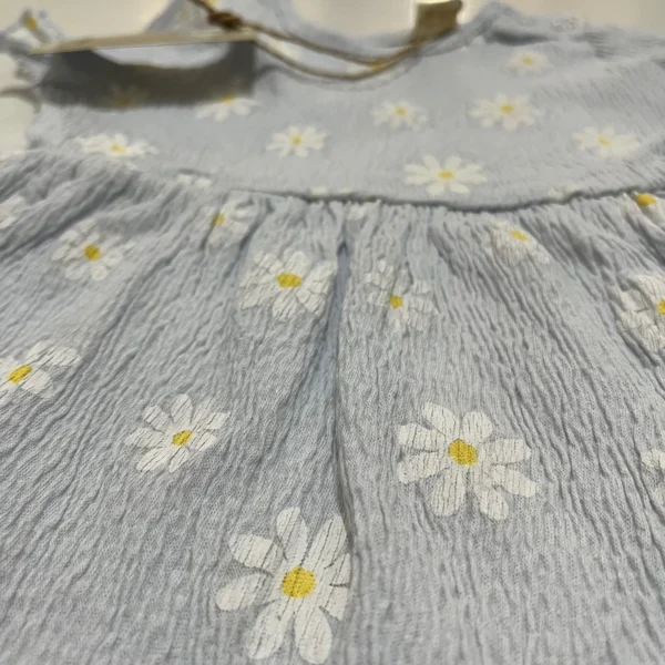 سارافون نوزادی لوپیلو مدل موسلین طرح گل بابونه