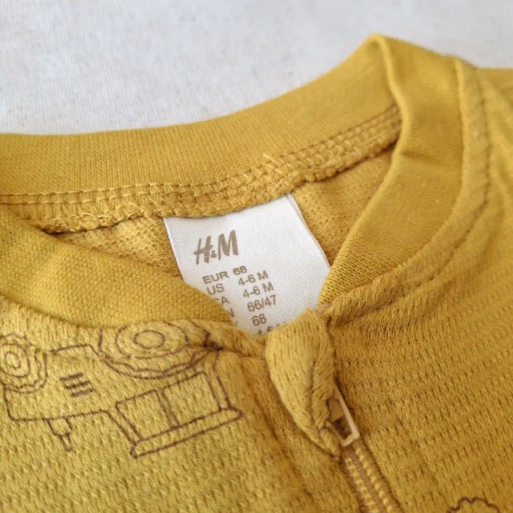 سرهمی طرح تراکتور رنگ خردلی اچ اند ام