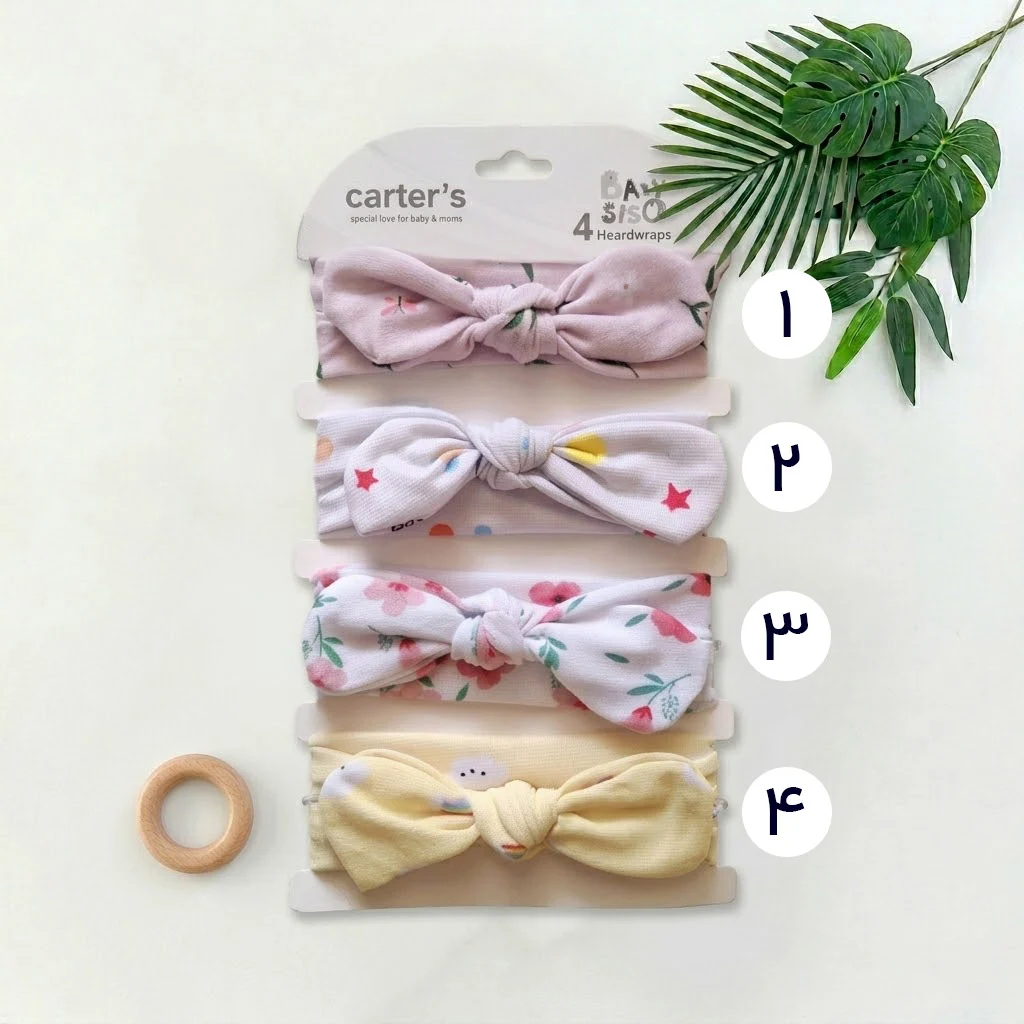 طرح های هدبند دخترانه وارداتی برند کارترز کد 10550