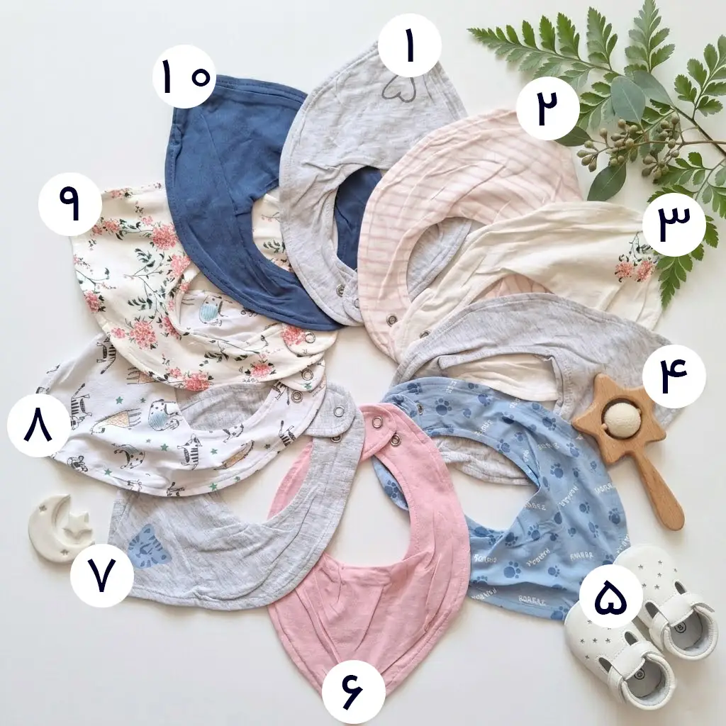 طرح های پیشبند نوزادی وارداتی کد 10565