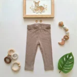 لگ نوزادی وارداتی کبریتی ساده رنگ قهوه ای روشن برند H&M