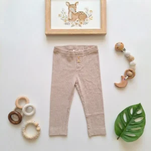 لگ نوزادی وارداتی کبریتی ساده رنگ کرم برند H&M