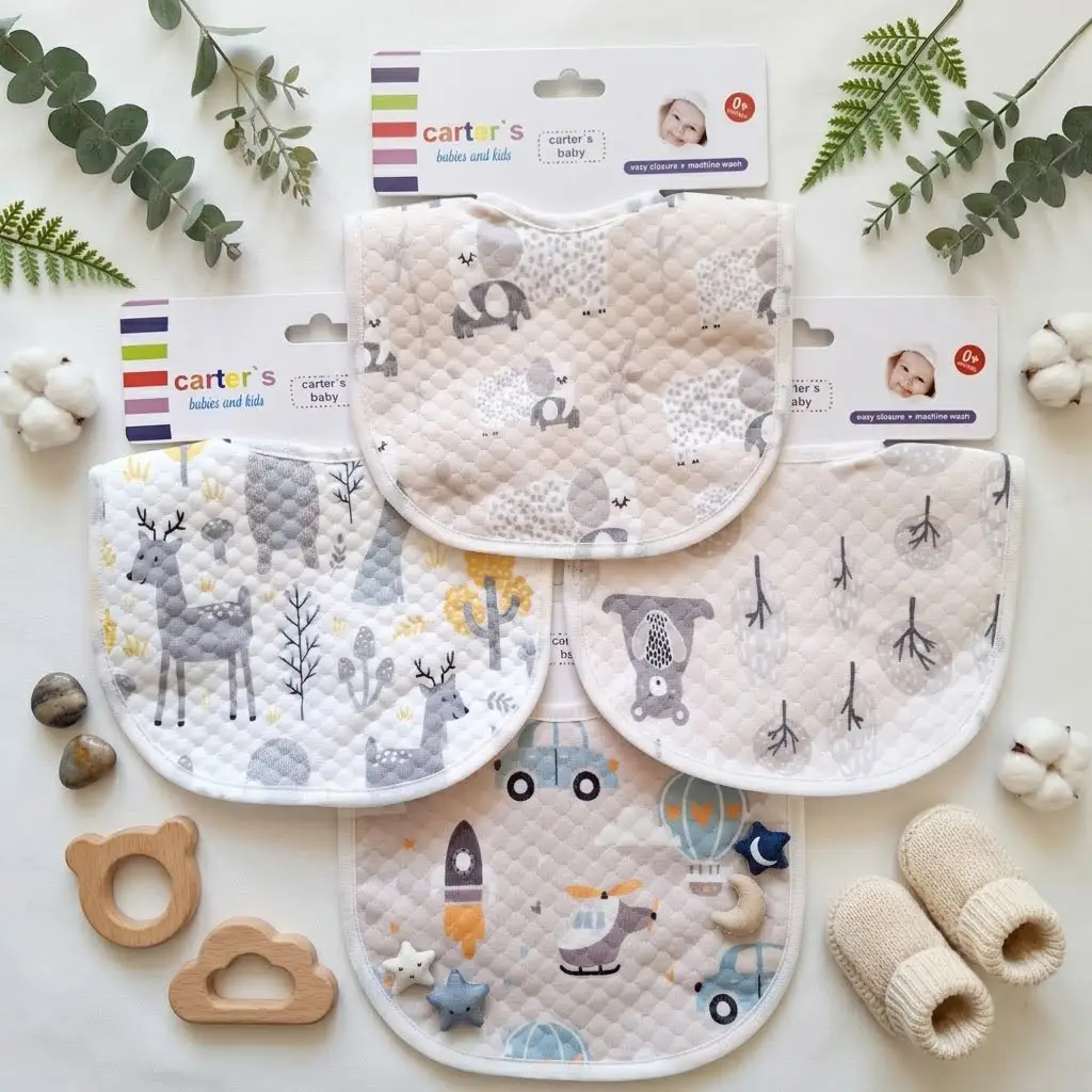 پیشبند نوزادی وارداتی برند کارترز کد 10557