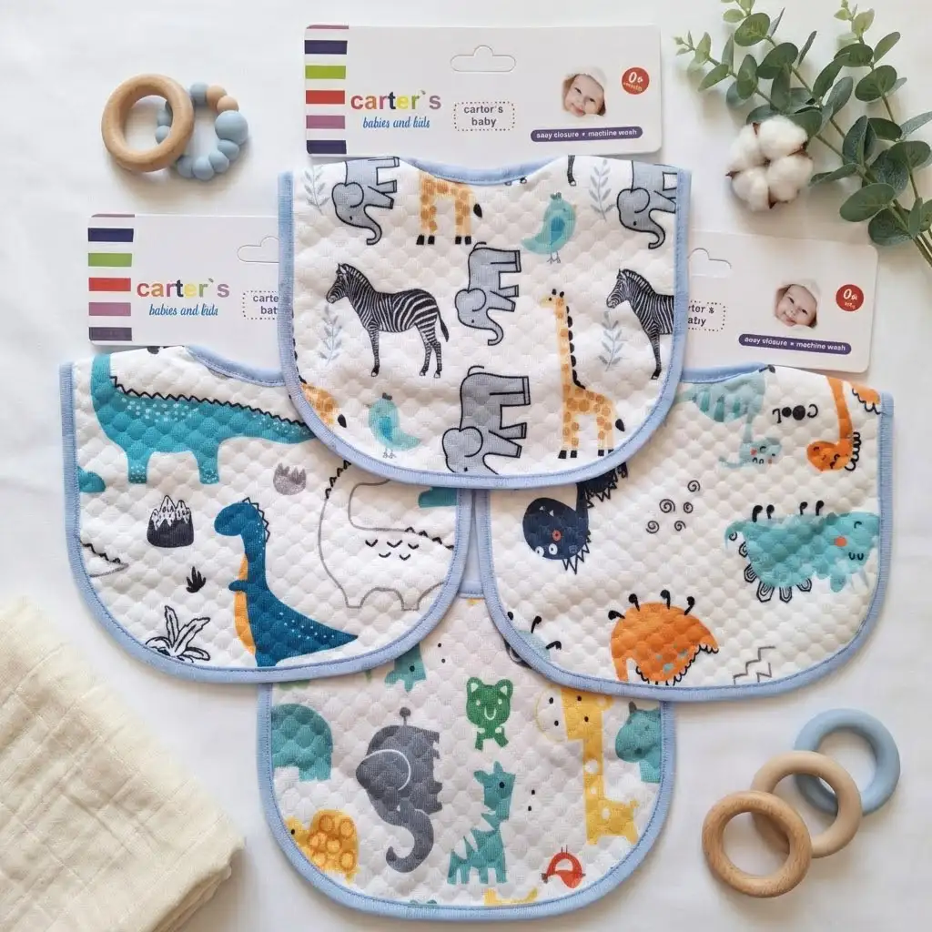 پیشبند نوزادی وارداتی برند کارترز کد 10561