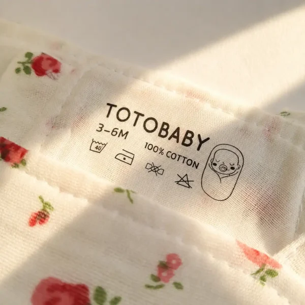 ست پیراهن و هدبند طرح گل سرخ رنگ سفید برند totobaby